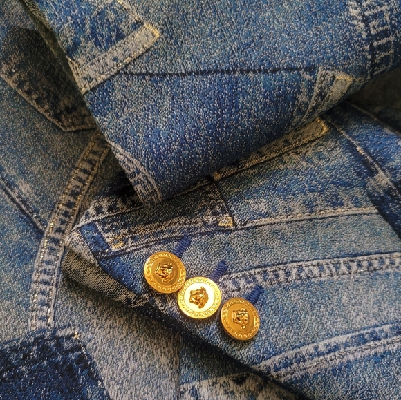 Fendace Fendi Denim Blazer - Picture 7 of 10